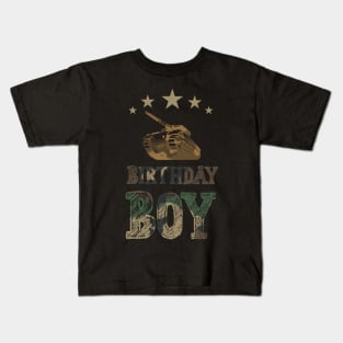 birthday army party army decorations Kids T-Shirt